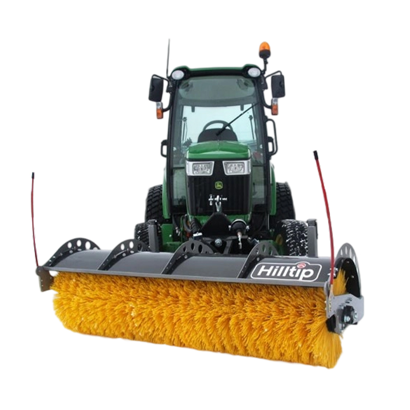 Hydraulický smykem řízený rotační úhlový smeták